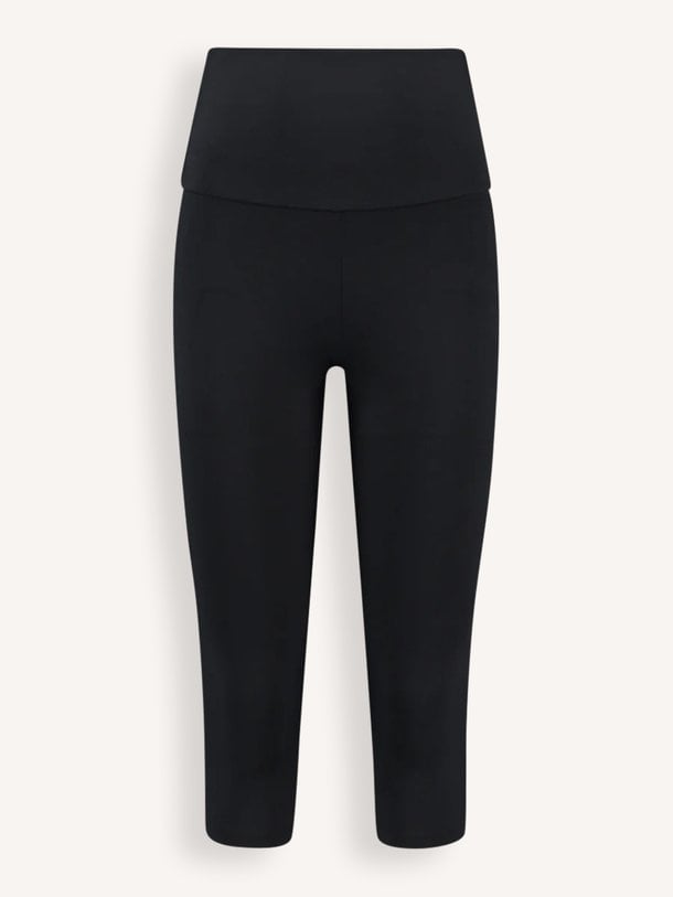 Capri Slit Leggings High Waist Jersey capri legging