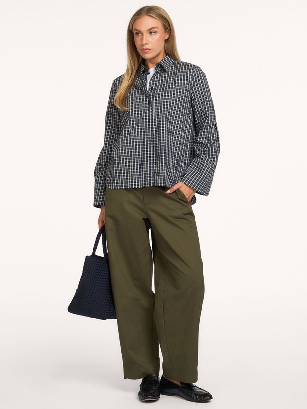 Drew Check Bedaz Shirt Drew, katoenen blouse