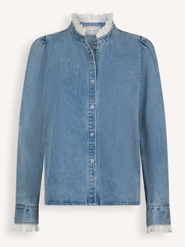Imara, denim blouse