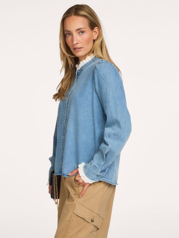 Imara, denim blouse