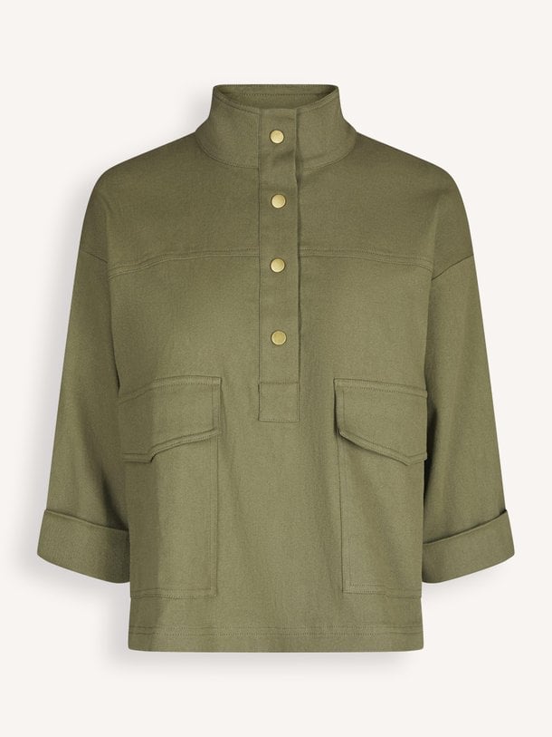 Elvina Jacket Elvina, katoenmix top