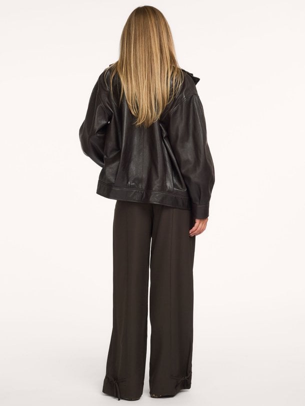 Isotta Structure Tie Pants Isotta, geweven broek