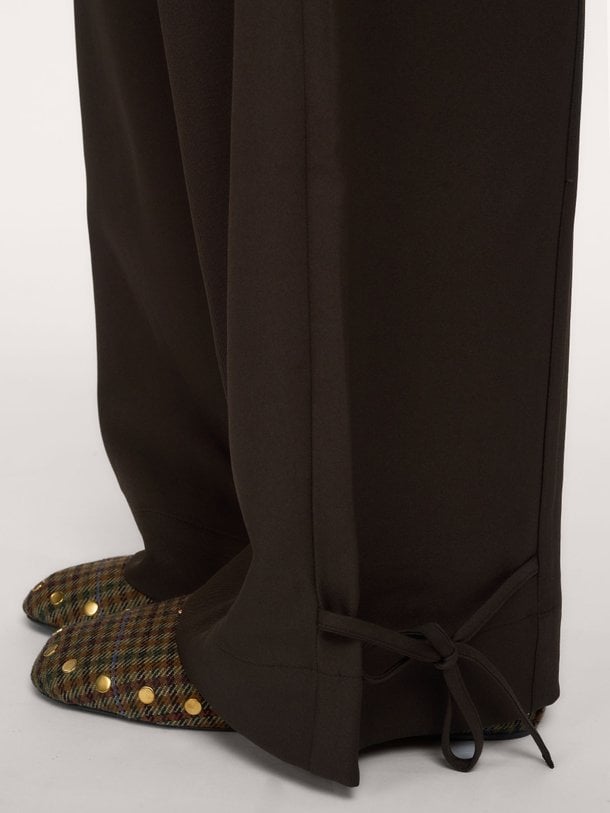 Isotta Structure Tie Pants Isotta, geweven broek