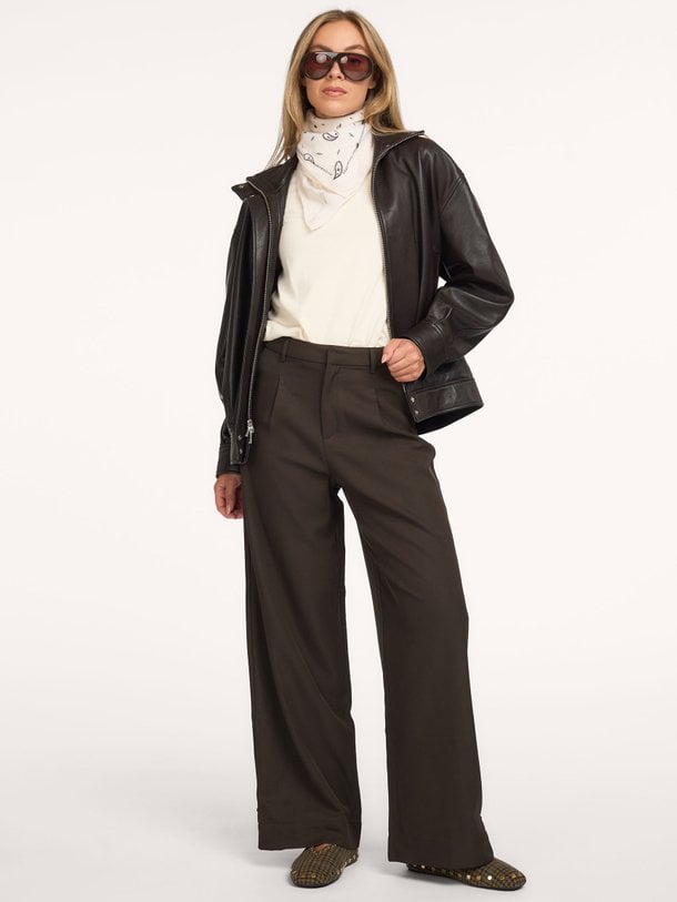 Isotta Structure Tie Pants Isotta, geweven broek