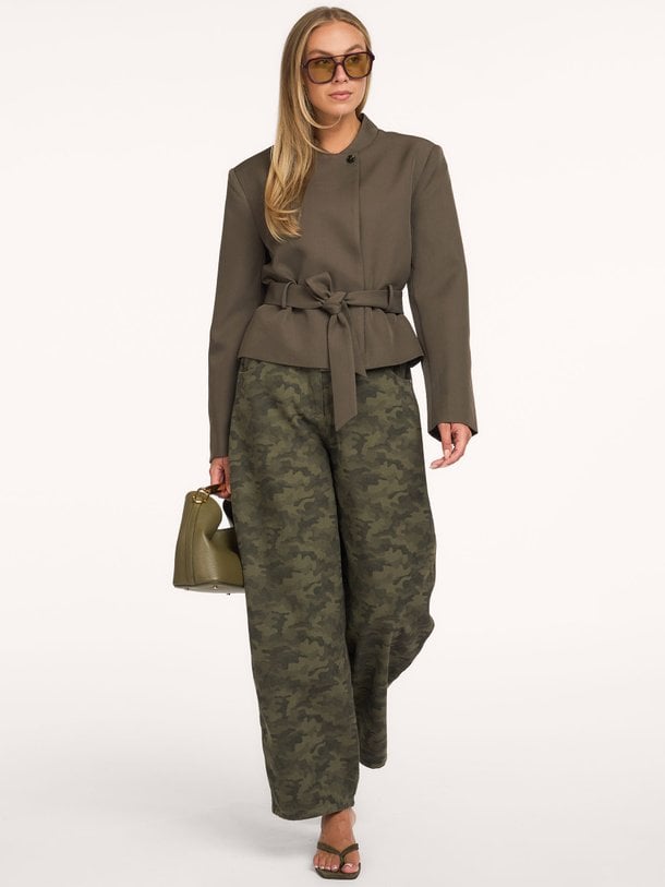 Kailyn Structure Blazer Kailyn, katoenmix overslag blazer
