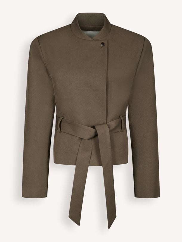 Kailyn Structure Blazer Kailyn, katoenmix overslag blazer