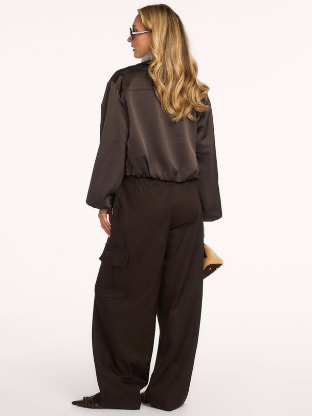 Denielle Heavy Sateen Jacket Denielle, geweven satijnen jasje