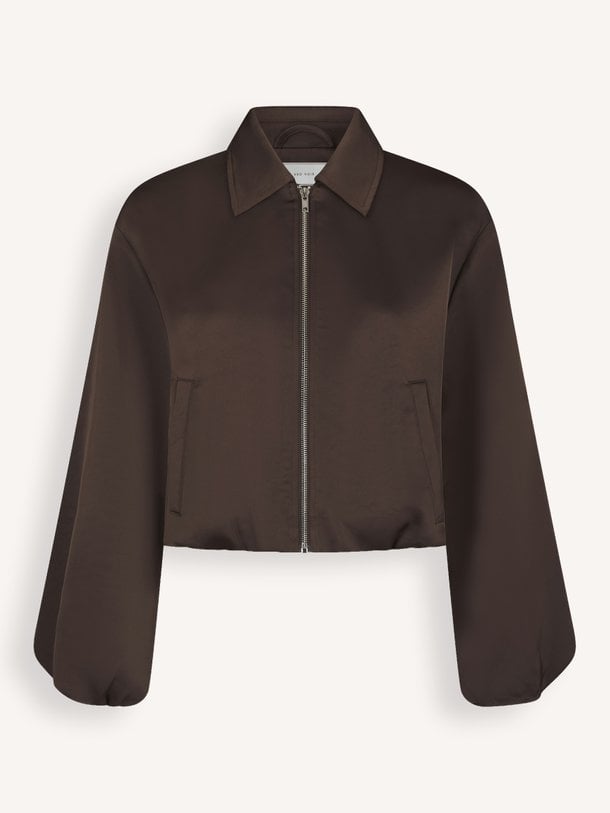 Denielle Heavy Sateen Jacket Denielle, geweven satijnen jasje
