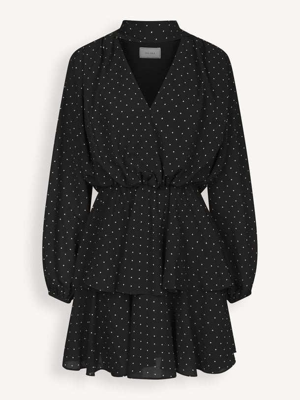 Nielle Dot Dress Nielle, geweven jurk