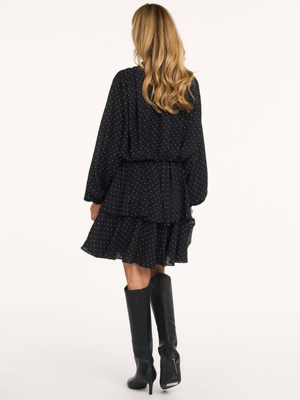 Nielle Dot Dress Nielle, geweven jurk