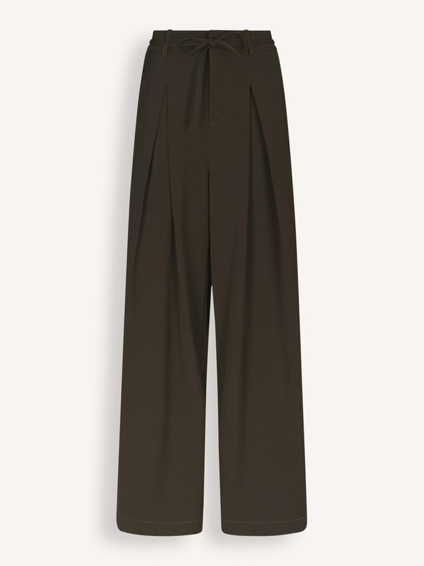 Eddina Woven Pants Eddina, geweven wide leg pantalon