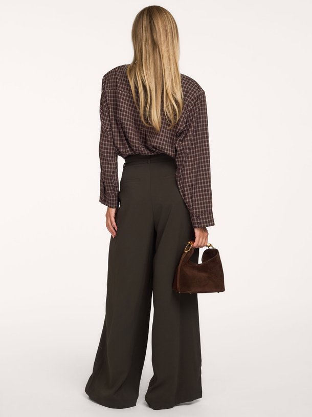 Eddina Woven Pants Eddina, geweven wide leg pantalon