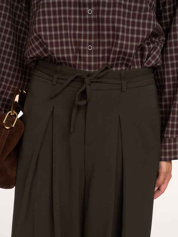 Eddina Woven Pants Eddina, geweven wide leg pantalon