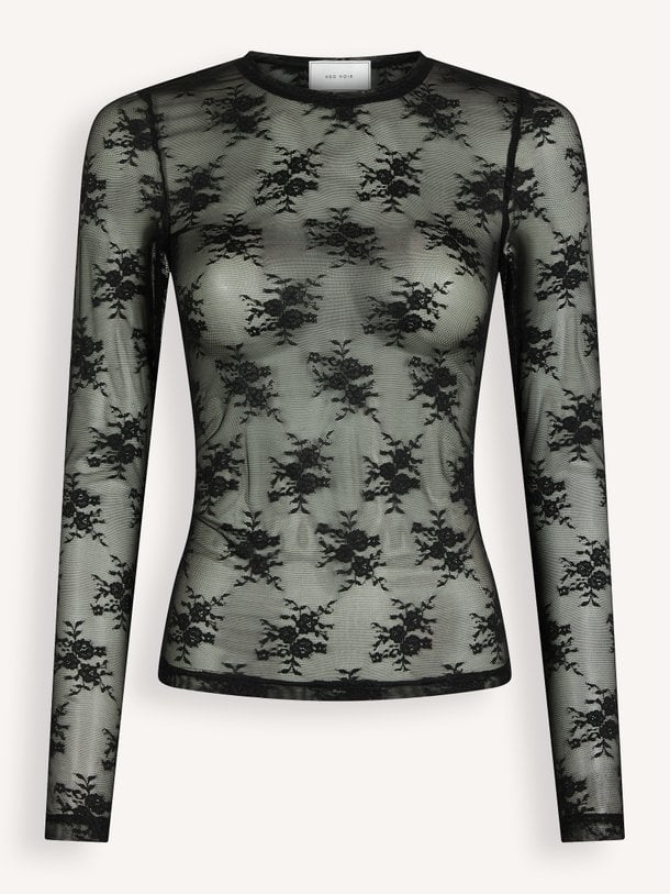 Evania Mesh Blouse Evania, elastische mesh top