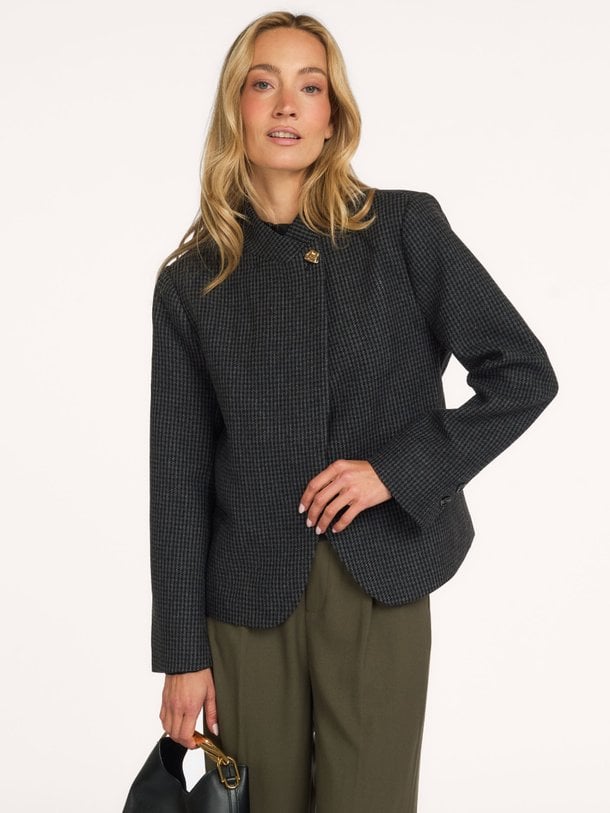 Paria Check Blazer Paria, wolmix blazer
