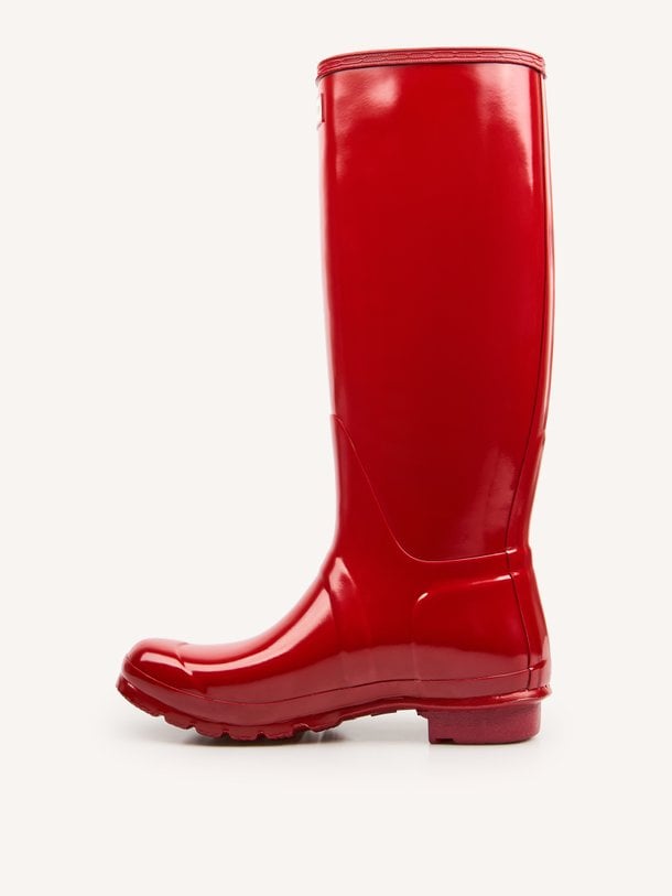 WOMENS ORIGINAL TALL GLOSS BOOT Rubberen glanzende laarzen