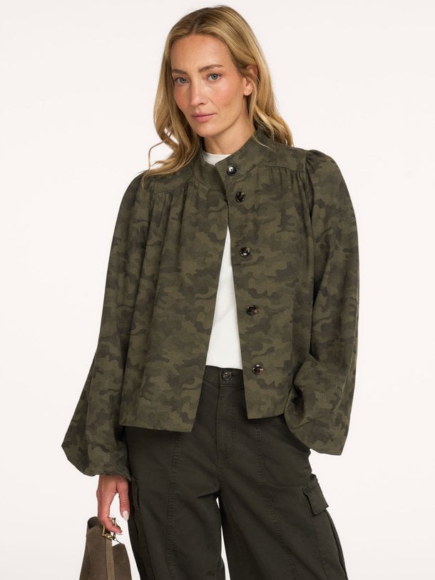Tirsa Camou Jacket Tirsa, katoenmix jack