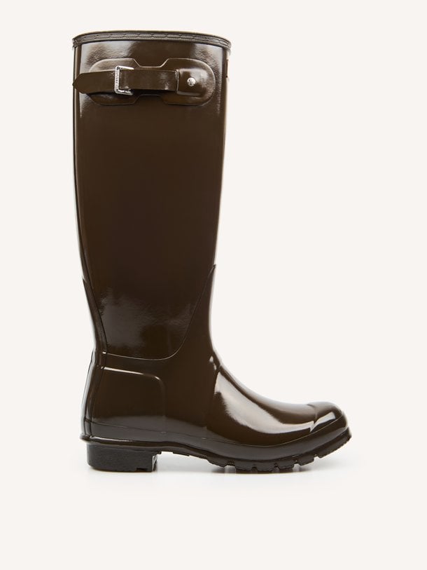 WOMENS ORIGINAL TALL GLOSS BOOT Rubberen glanzende laarzen