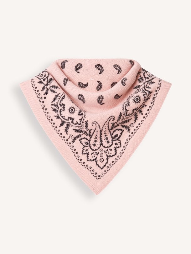 Adelina Paisley Knit Scarf Adelina, cashmeremix sjaal