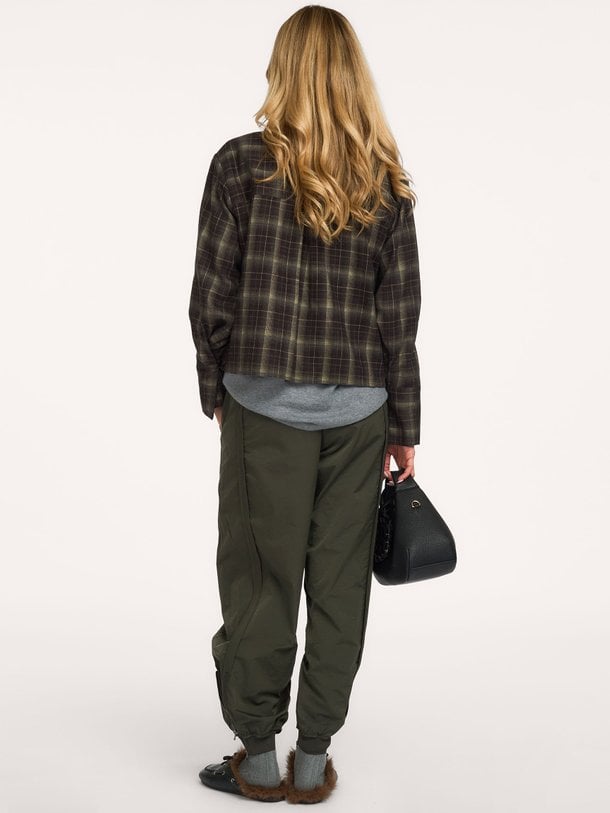 Dalma Flannel Check Shirt Dalma, viscosemix geruite blouse