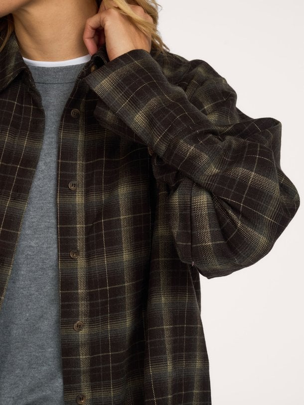 Dalma Flannel Check Shirt Dalma, viscosemix geruite blouse