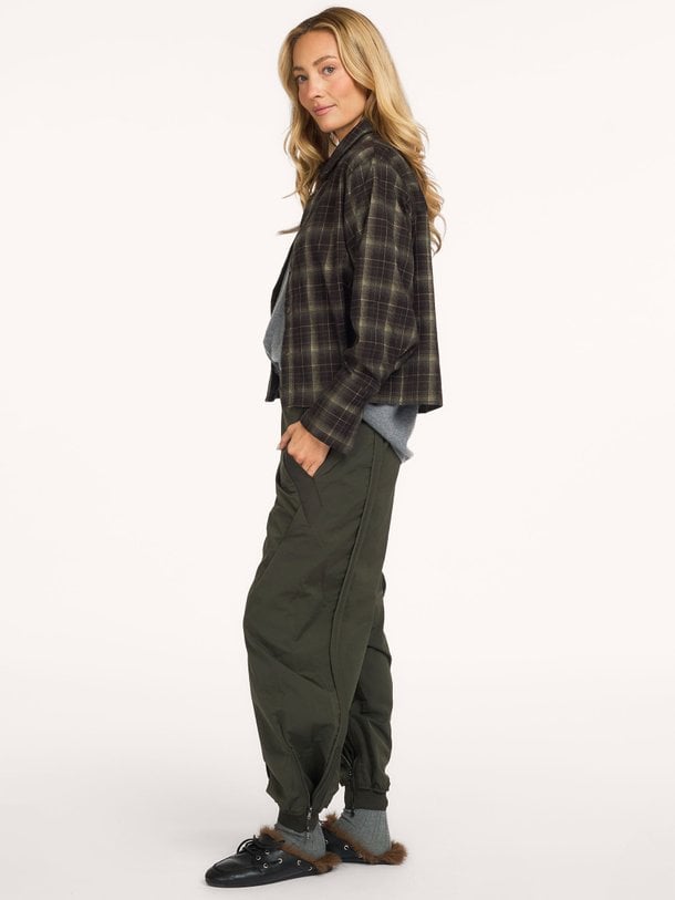 Dalma Flannel Check Shirt Dalma, viscosemix geruite blouse