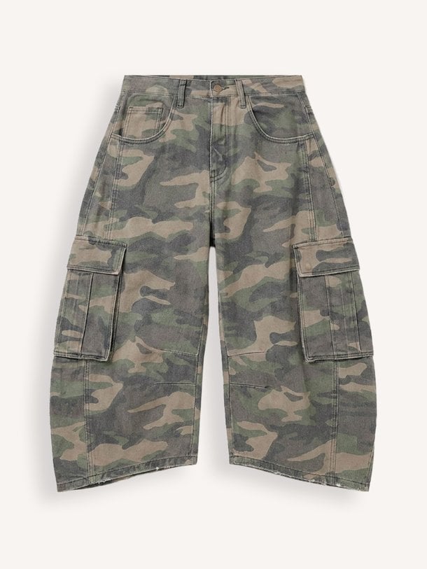 Aliana-Ber Cargo Aliana, denim balloon jort