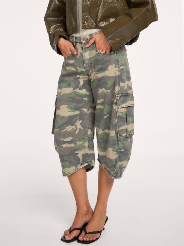 Aliana-Ber Cargo Aliana, denim balloon jort