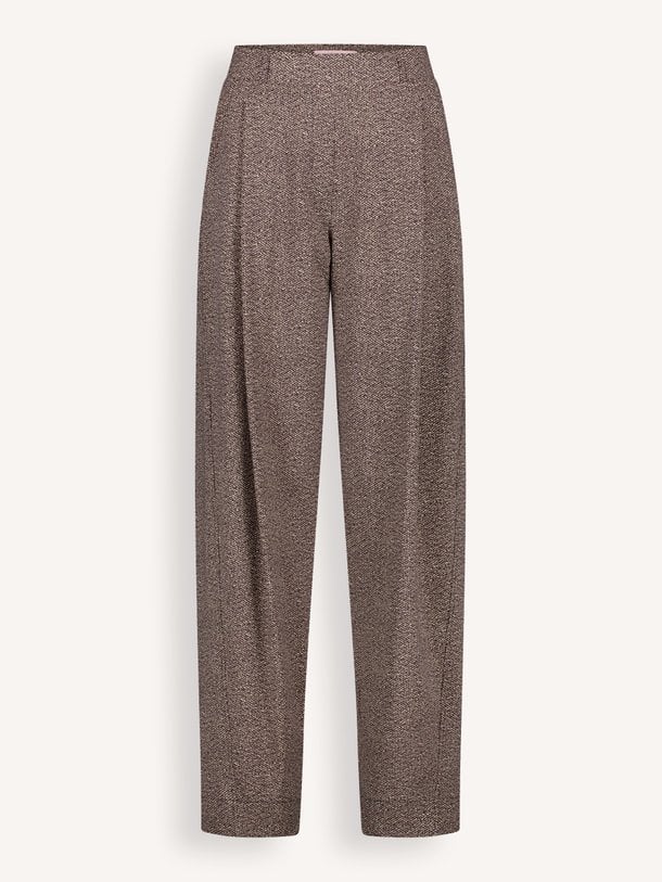 Marlonneke tweed look trousers Marlonneke, heavy travel jersey broek
