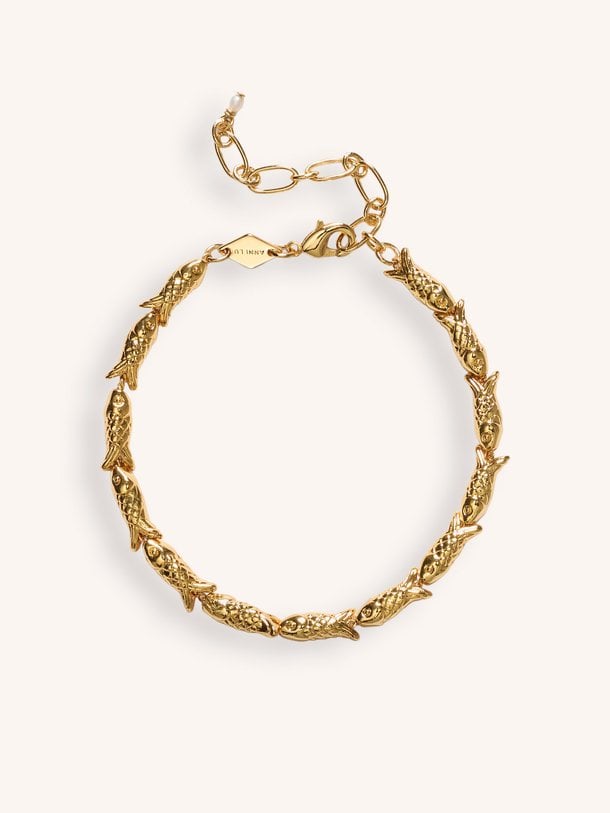 Fishy Bracelet Fishy, vergulde armband