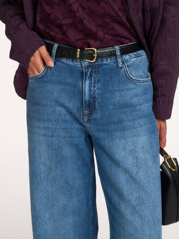 Pixie, high waist wide leg jeans