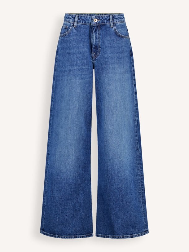 Pixie denim trousers Pixie, high waist wide leg jeans