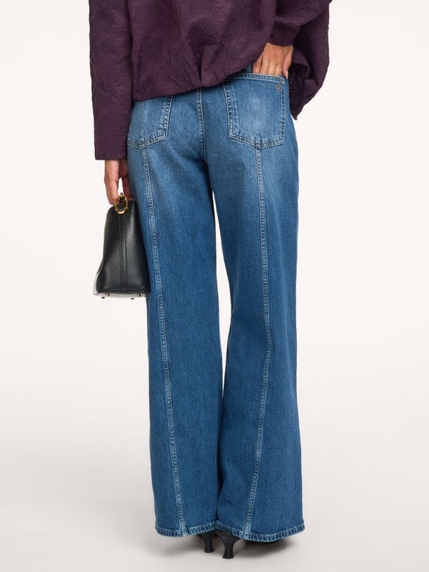 Pixie, high waist wide leg jeans