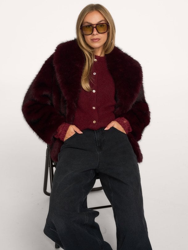 Gilian, fake fur jas