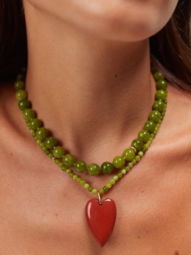Grasshopper Necklace Grasshopper, kralen ketting