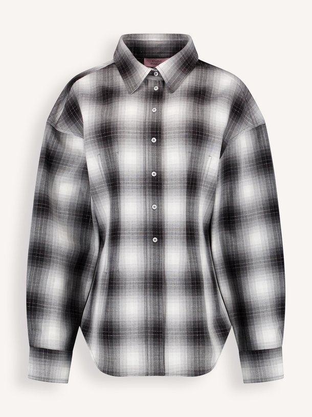 Tally check blouse Tally, viscosemix geruite blouse