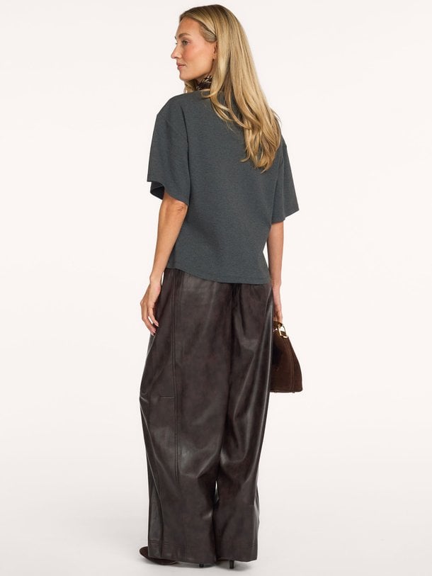 TEASW BOATNECK T-SHIRT Tea, katoenmix T-shirt