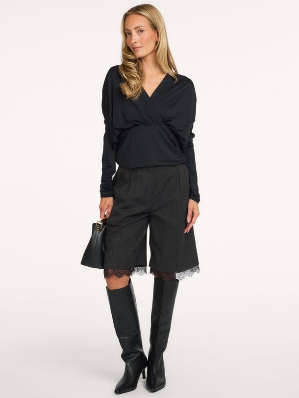 LACIASW BERMUDA SUITING SHORTS Lacia, viscosemix bermuda