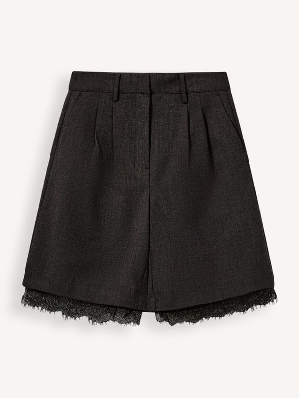 LACIASW BERMUDA SUITING SHORTS Lacia, viscosemix bermuda