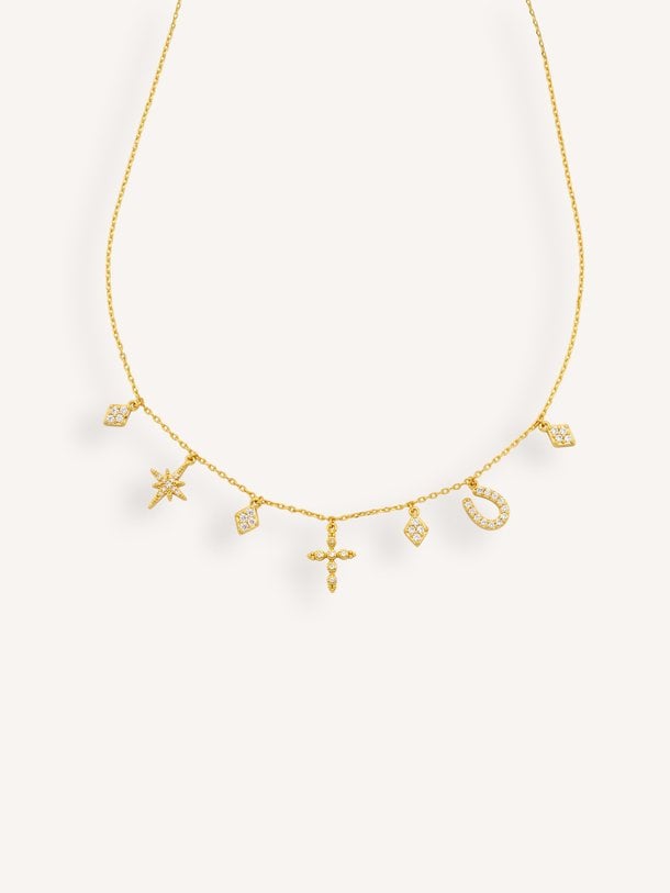 Destiny liberty, vergulde ketting