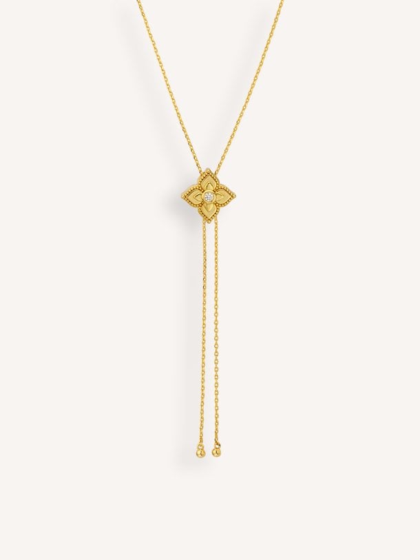 Lotus Balo, vergulde ketting