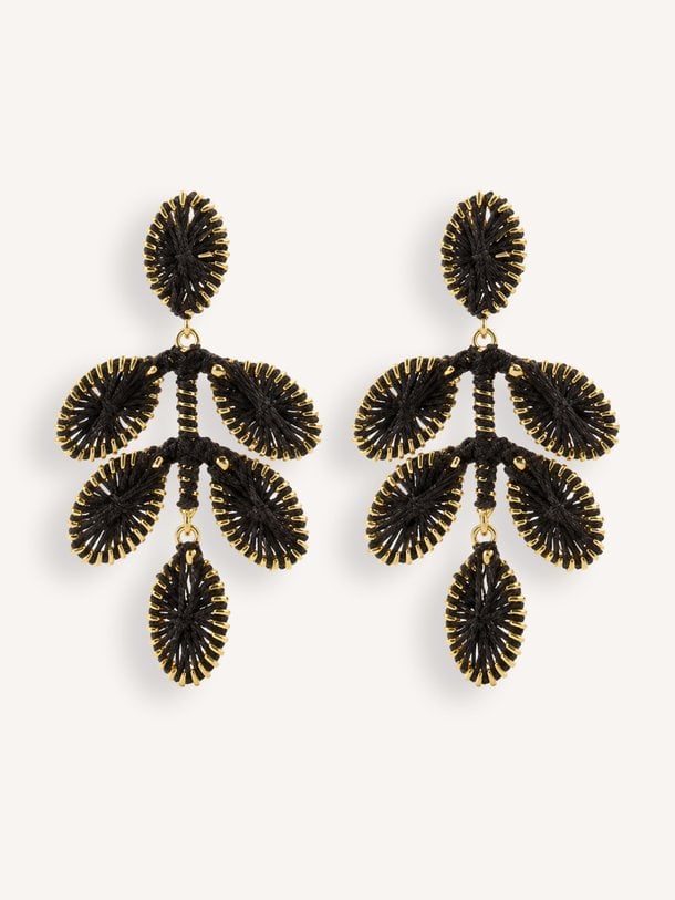 Flower Leafs, vergulde oorstekers
