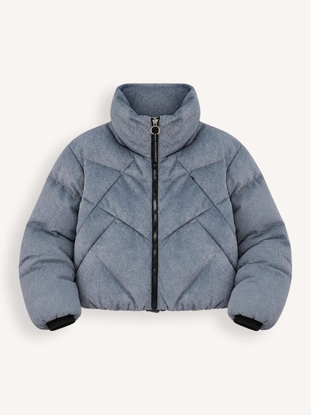 Qw616 Qw616, suède look technische puffer
