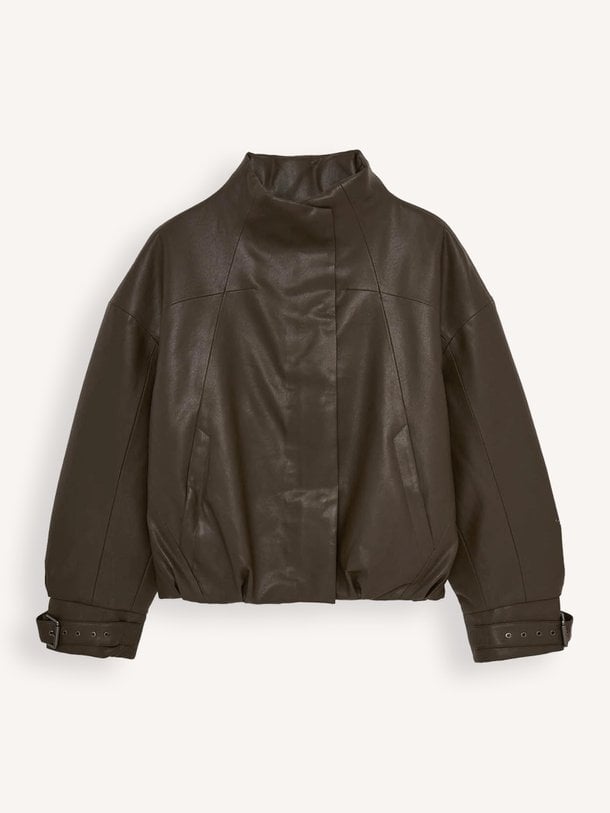 Qw605 Qw605, viscose leatherlook jack