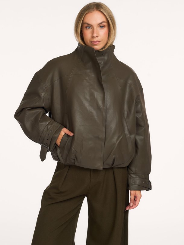 Qw605 Qw605, viscose leatherlook jack