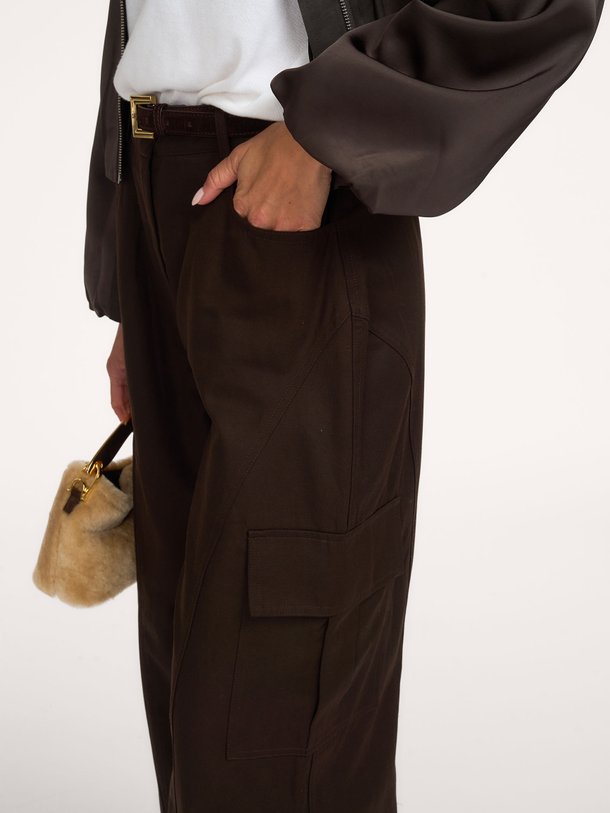 CMKAELI-PANTS Kaeli, lyocell/katoenmix broek