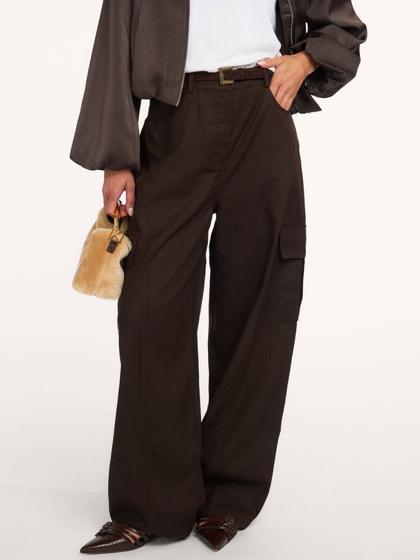 CMKAELI-PANTS Kaeli, lyocell/katoenmix broek