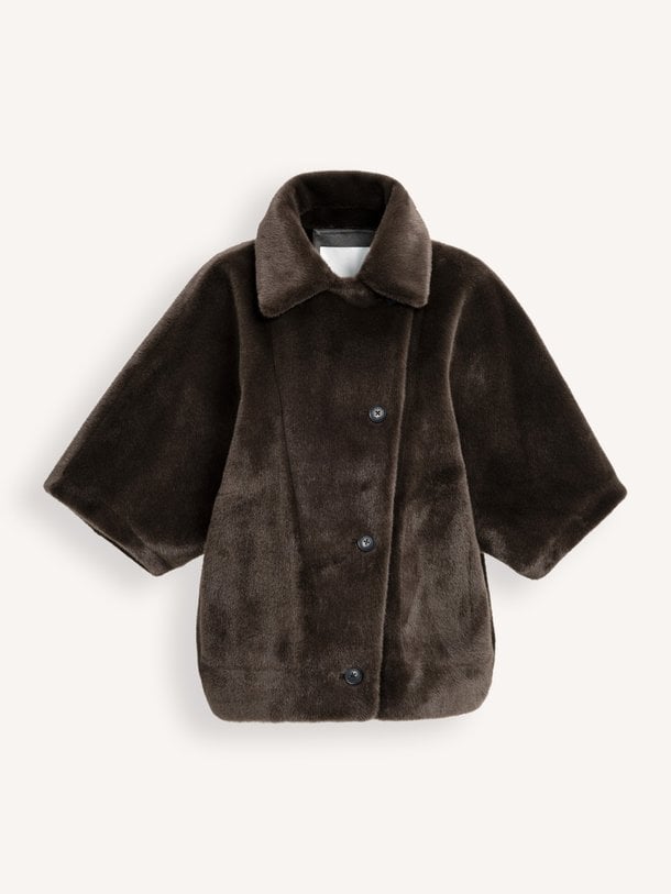 02-009089-610 Fake fur reversible jas