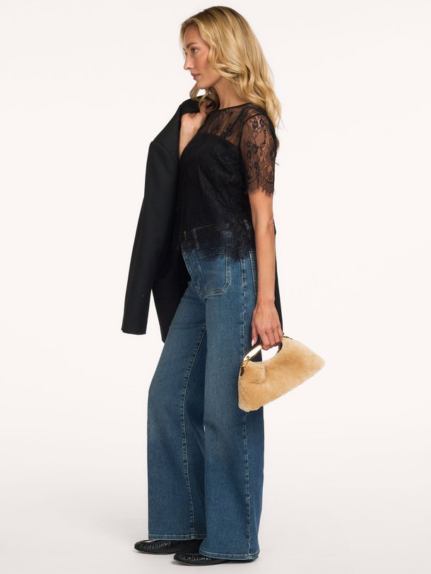 CMLEA-BLOUSE Lea, geweven kanten top