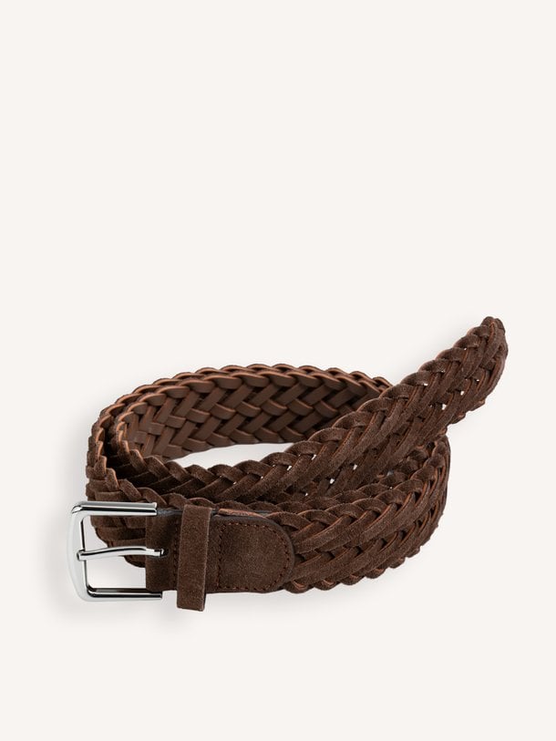Suède gevlochten riem